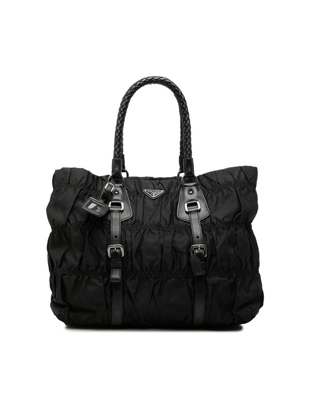 Prada Tessuto Gaufre Satchel Pre-Loved #360443P58B